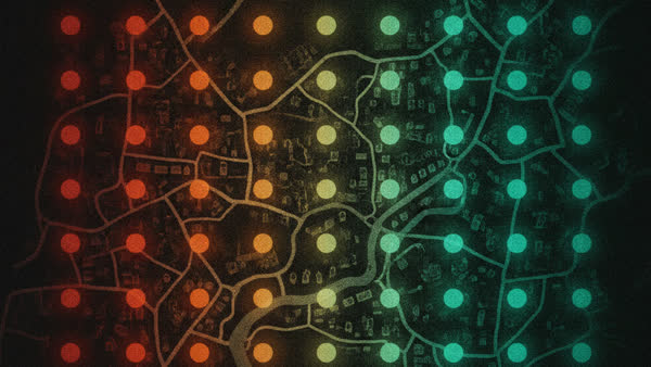 One map, red turning to green, sells a local business harder than any sales pitch